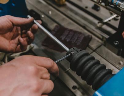 REL Engineered Solutions High Strain Rate Testing Bar Grinder Support