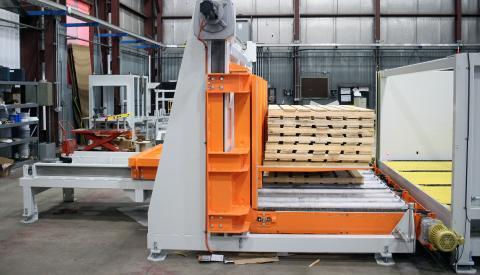 REL Engineered Solutions Advanced Material Handling Pallet Feeder