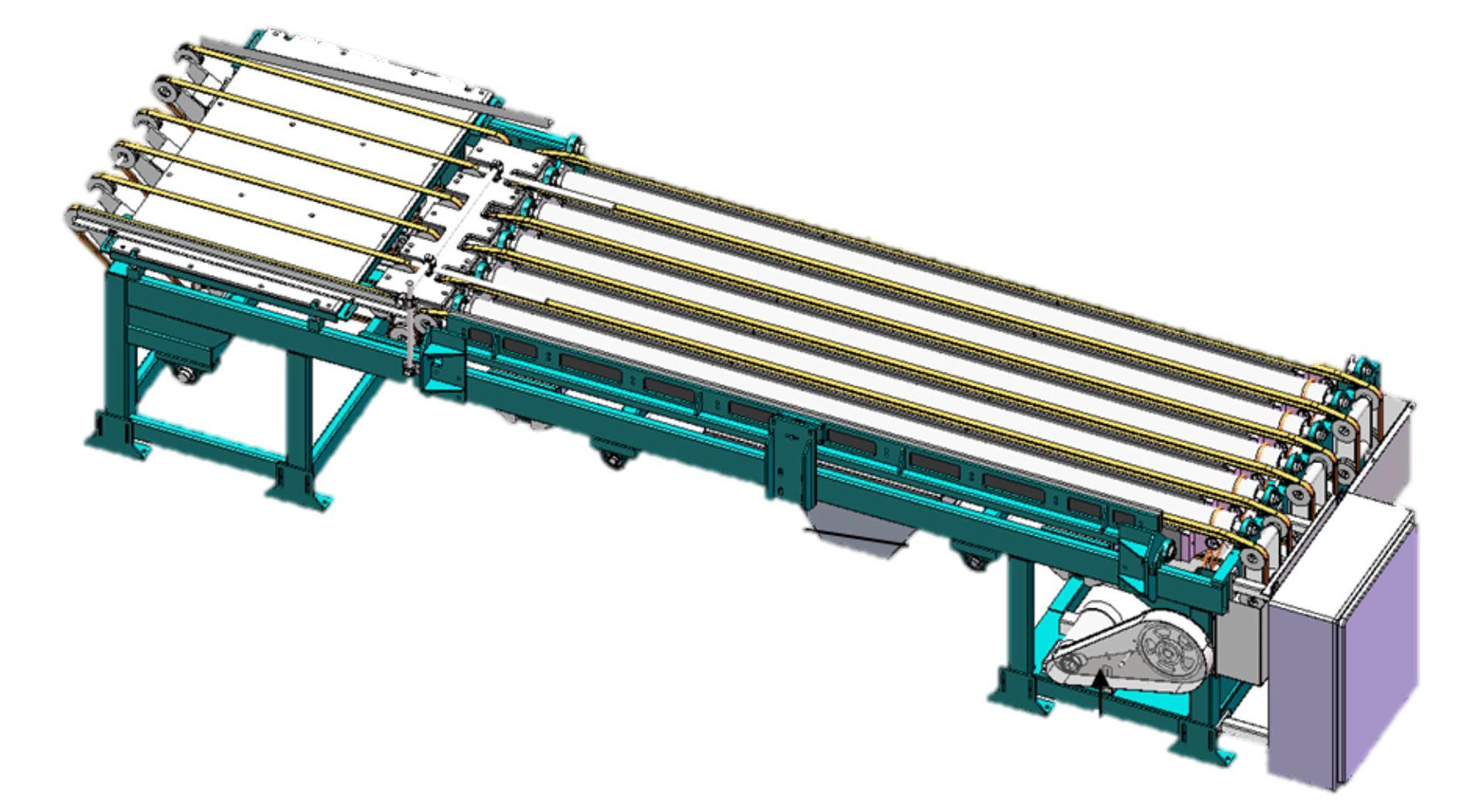 REL Engineered Solutions Advanced Material Handling Corner Transfer Schematic